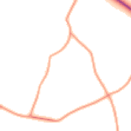 Daytime road noise heatmap for SO24 0LQ