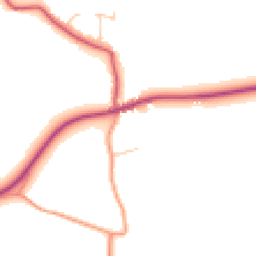 Daytime road noise heatmap for SO24 0PG