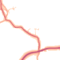 Daytime road noise heatmap for SO24 0QE