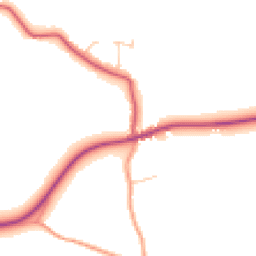Daytime road noise heatmap for SO24 0QJ