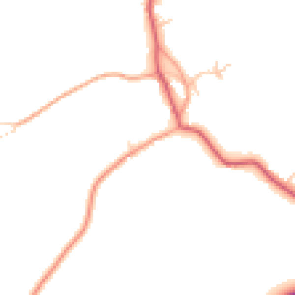 Daytime road noise heatmap for SO24 0QQ
