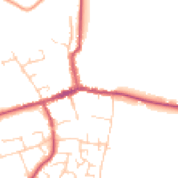 Daytime road noise heatmap for SO24 9EE