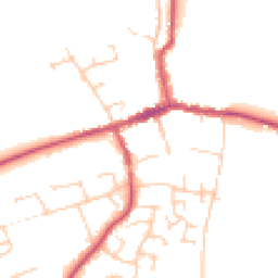 Daytime road noise heatmap for SO24 9FJ