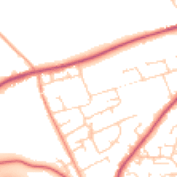 Daytime road noise heatmap for SO24 9HW