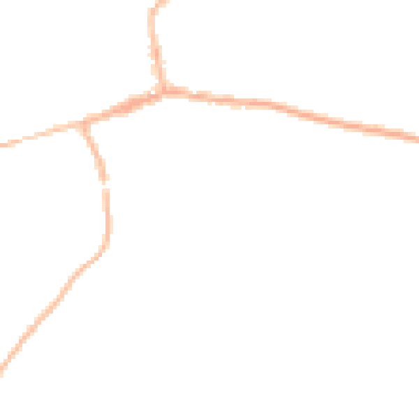 Night-time road noise heatmap for SO24 9JP