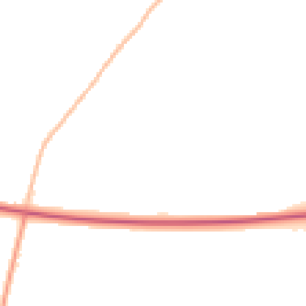 Night-time road noise heatmap for SO24 9PQ