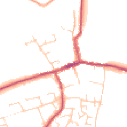 Daytime road noise heatmap for SO24 9UJ
