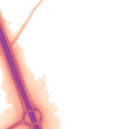 Night-time road noise heatmap for SO30 0AR