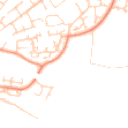 Daytime road noise heatmap for SO30 0AS