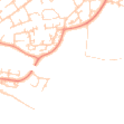 Daytime road noise heatmap for SO30 0AT