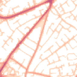 Daytime road noise heatmap for SO30 0BR