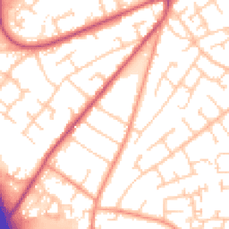 Daytime road noise heatmap for SO30 0BS
