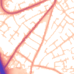Daytime road noise heatmap for SO30 0BT
