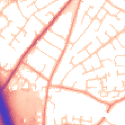 Daytime road noise heatmap for SO30 0BU