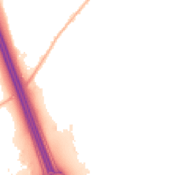 Night-time road noise heatmap for SO30 0BZ