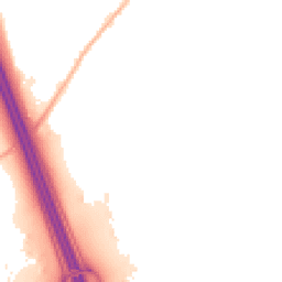 Night-time road noise heatmap for SO30 0DA