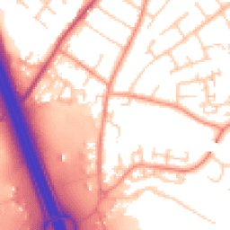 Daytime road noise heatmap for SO30 0DF