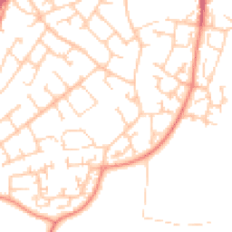 Daytime road noise heatmap for SO30 0FB