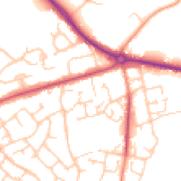 Daytime road noise heatmap for SO30 0FU