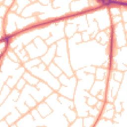 Daytime road noise heatmap for SO30 0GB