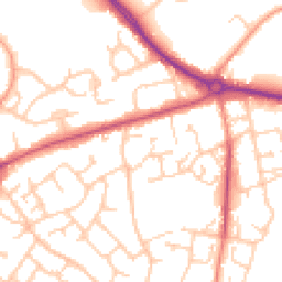 Daytime road noise heatmap for SO30 0GE