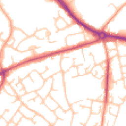 Daytime road noise heatmap for SO30 0GF