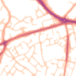 Daytime road noise heatmap for SO30 0GH