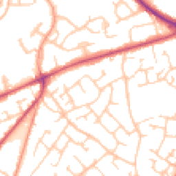 Daytime road noise heatmap for SO30 0JX
