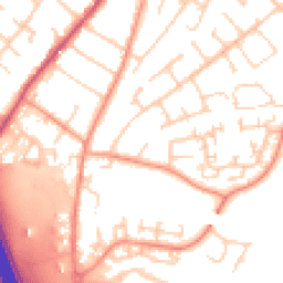 Daytime road noise heatmap for SO30 0LF