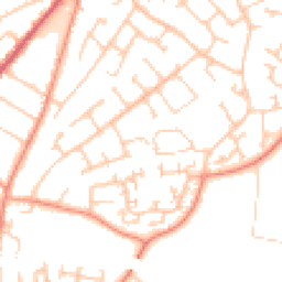 Daytime road noise heatmap for SO30 0LR