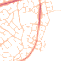 Daytime road noise heatmap for SO30 0PD
