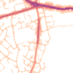 Daytime road noise heatmap for SO30 0PG
