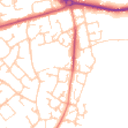 Daytime road noise heatmap for SO30 0PS