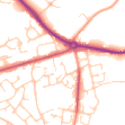 Daytime road noise heatmap for SO30 0QS