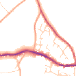 Daytime road noise heatmap for SO30 2BZ