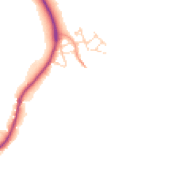 Daytime road noise heatmap for SO30 2DB