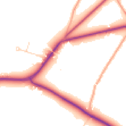 Daytime road noise heatmap for SO30 2DN