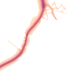 Daytime road noise heatmap for SO30 2DU