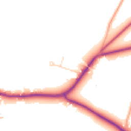 Daytime road noise heatmap for SO30 2DY