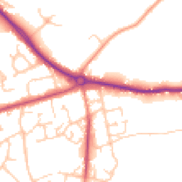 Daytime road noise heatmap for SO30 2EG