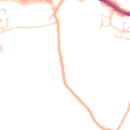 Daytime road noise heatmap for SO30 2ER