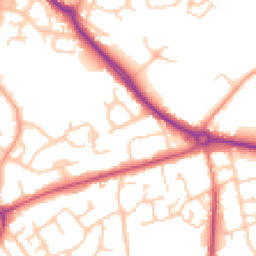 Daytime road noise heatmap for SO30 2FD