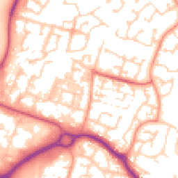 Daytime road noise heatmap for SO30 2FN