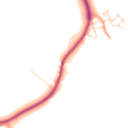 Daytime road noise heatmap for SO30 2HB