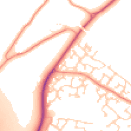 Daytime road noise heatmap for SO30 2NB