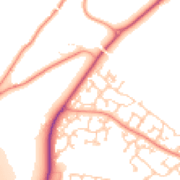Daytime road noise heatmap for SO30 2NQ