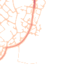 Daytime road noise heatmap for SO30 2NS