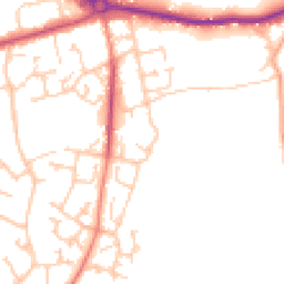 Daytime road noise heatmap for SO30 2RJ