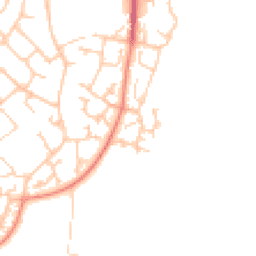 Daytime road noise heatmap for SO30 2SU