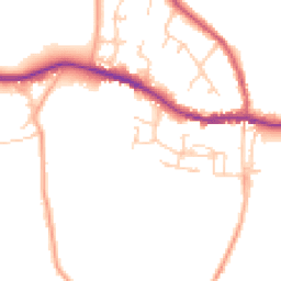 Daytime road noise heatmap for SO30 2TW